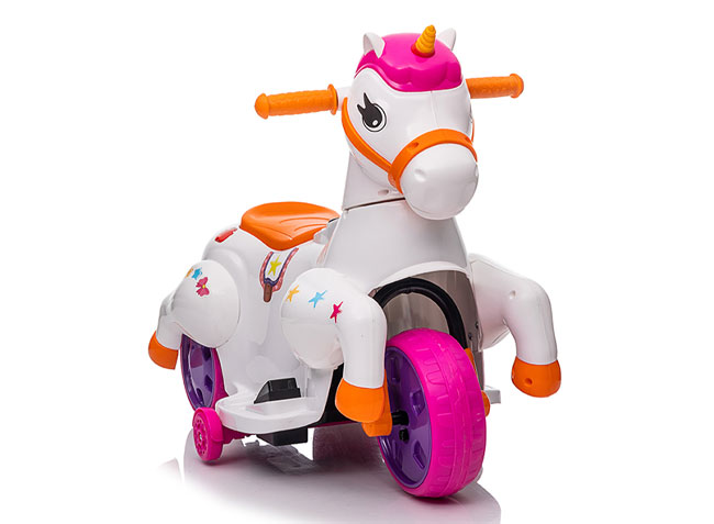 Adorable unicorn electric rocking ride on